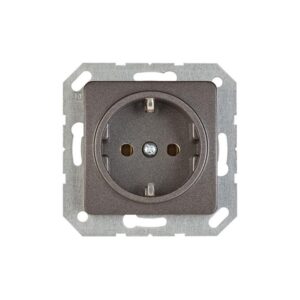 Kištukinis lizdas VILMA SL250, su įž., antracito spalvos