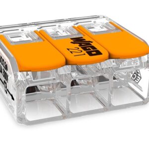 Laidų jungė Wago 221-613/3, 3 x 0,5-6 mm², 450 V, 3 vnt.