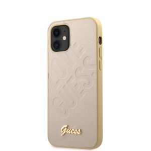 Guess Iridescent Love - dėklas skirtas Apple iPhone 12 mini Gold - Image 2