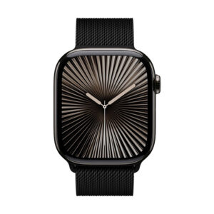 Crong Milano Steel – Stainless steel strap for Apple Watch 44/45/46/49 mm (black) - Image 2