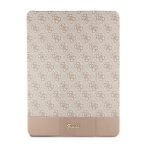 Guess 4G Stripe Allover - dėklas skirtas Apple iPad 10.9" 2022 Pink