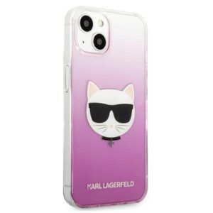Karl Lagerfeld Choupette Head - dėklas skirtas Apple iPhone 13 Mini Pink - Image 4
