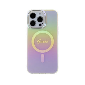 Guess IML Iridescent MagSafe - Apple iPhone 15 Pro Max Case pink - Image 3