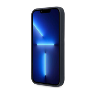 BMW Liquid Silicone Case Metal Logo MagSafe - dėklas skirtas Apple iPhone 14 Pro Navy Blue - Image 5