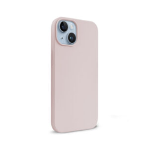 Crong Color Cover Liquid Silicone dėklas skirtas Apple iPhone 14 / 13 Sand Pink - Image 5