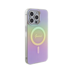 Guess IML Iridescent MagSafe - Apple iPhone 15 Pro Max Case pink - Image 4