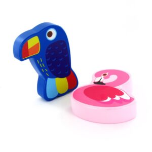 Wooden mix rattles (Flamingo, Toucan), random model selection - Image 3