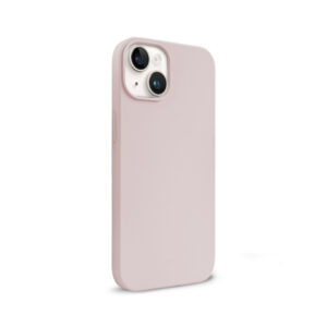 Crong Color Cover Liquid Silicone dėklas skirtas Apple iPhone 14 / 13 Sand Pink - Image 3