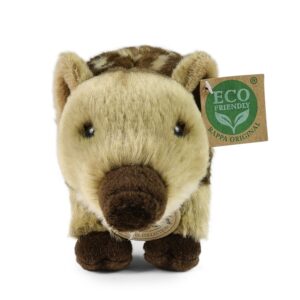 Rappa - Plush Realistic Toy Young Wild Boar 22 cm Eco-Friendly - Image 2