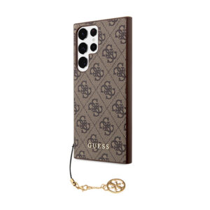 Guess 4G Charms Collection - Samsung Galaxy S24 Ultra case brown - Image 2