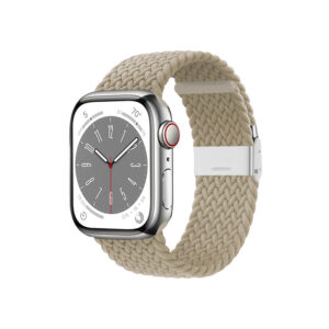 Crong Wave Band – Braided strap for Apple Watch 38/40/41/42 mm (stone beige) - Image 5