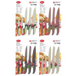 Alpina - Stainless steel knife set (Green) - Image 4