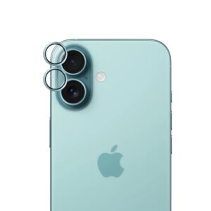 3mk HARDY Lens Protection Pro - Camera Lens Glass for iPhone 17 (Light Green) - Image 2