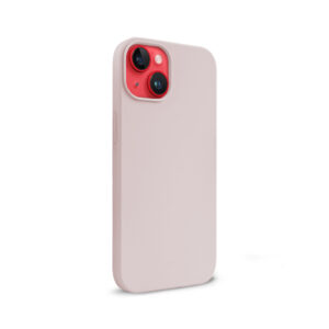 Crong Color Cover Liquid Silicone dėklas skirtas Apple iPhone 14 / 13 Sand Pink - Image 6