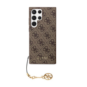 Guess 4G Charms Collection - Samsung Galaxy S24 Ultra case brown - Image 3