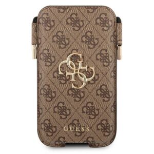 Guess 4G Big Metal Logo Pouch - Phone bag L max 6.7 "(brown) - Image 2