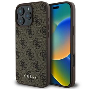 Guess 4G Classic - dėklas skirtas Apple iPhone 16 Pro Max brown - Image 1