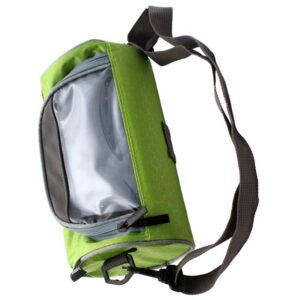 Dunlop - Handlebar bag / bicycle pannier with smartphone pocket (green) - Image 5