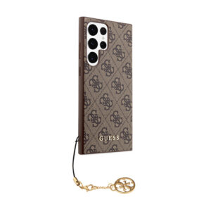 Guess 4G Charms Collection - Samsung Galaxy S24 Ultra case brown - Image 4