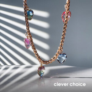 Crong Phone Charm - virvelė telefonui Rainbow Hearts - Image 2