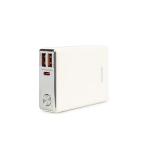 WEKOME WP-27 Tint Series - Power bank 10000 mAh Super Fast Charging USB-C PD 20W + 2x USB-A QC3.0 22.5W (White) - Image 6