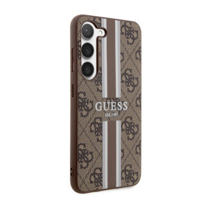 Guess 4G Printed Stripe - dėklas skirtas Samsung Galaxy S23 Brown - Image 4