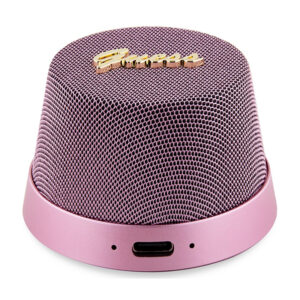 Guess Magnetic Script Metal Logo - Bluetooth speaker V5.3 pink - Image 2