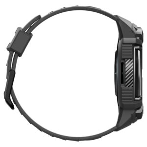 Spigen Rugged Armor Pro - Strap + case for Samsung Galaxy Watch 6 Classic 43 mm (Black) - Image 4
