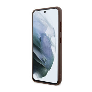 Guess 4G Printed Stripe - dėklas skirtas Samsung Galaxy S23 Brown - Image 5