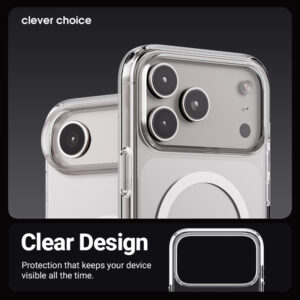 Crong Clear MAG Cover - dėklas MagSafe Apple iPhone Air transparent - Image 3