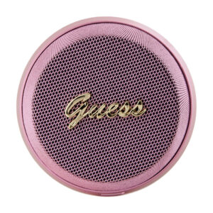 Guess Magnetic Script Metal Logo - Bluetooth speaker V5.3 pink - Image 3