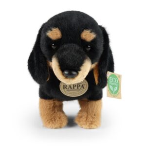 Rappa - Plush Realistic Dachshund Dog 23 cm Eco-Friendly Soft Collection - Image 2