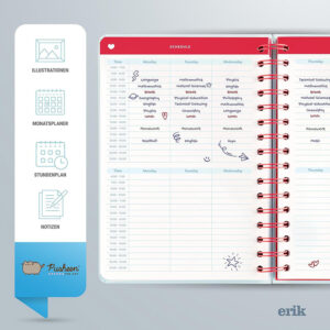 Pusheen - Weekly calendar / planner 2023/2024 from Purrfect Love collection (14.8 x 21 cm) - Image 3