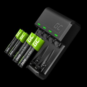 Green Cell GC VitalCharger Ni-MH AA and AAA battery charger with Micro USB and USB-C port - Image 2