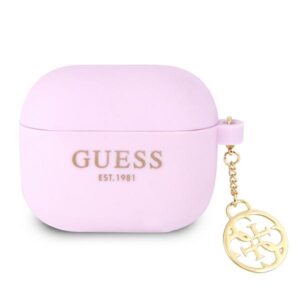 Guess 4G Charms Silicone Case - Case AirPods 3 (Purple) - Image 1