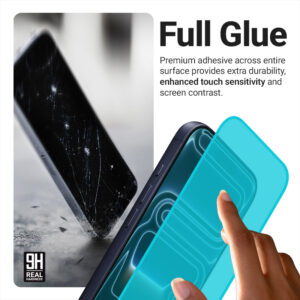 Crong EasyShield 2-Pack – Apsauginis stiklas skirtas Apple iPhone 17 / Apple iPhone 17 Pro / Apple iPhone 16 Pro (2 pieces) - Image 4