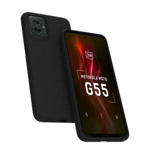 3mk Matt Case - dėklas skirtas Motorola Moto G55 5G Black - Image 3