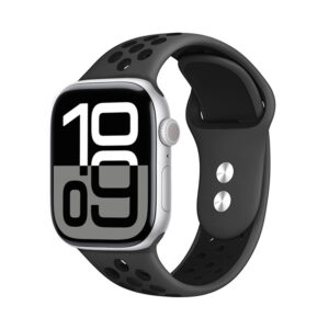 Crong Duo Sport – apyrankė skirta Apple Watch 44/45/46/49 mm gray/black - Image 6