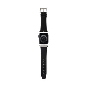 Karl Lagerfeld Saffiano Monogram - Strap for Apple Watch 38/40/41 mm (black) - Image 2