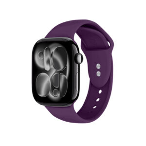 Crong Liquid - apyrankė skirta Apple Watch 44/45/46/49 mm plum