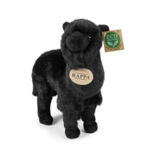 Rappa - Plush Realistic Black Llama 23 cm Eco-Friendly - Image 2
