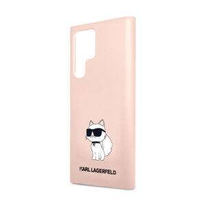 Karl Lagerfeld Silicone Choupette - dėklas skirtas Samsung Galaxy S24 Ultra Pink - Image 6