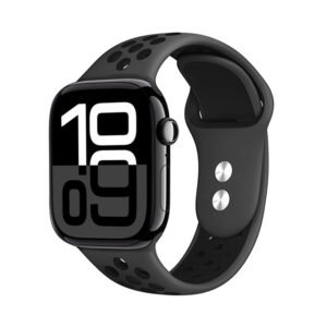 Crong Duo Sport – apyrankė skirta Apple Watch 44/45/46/49 mm gray/black - Image 4