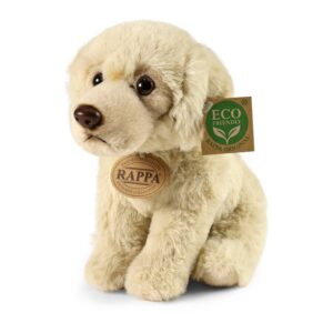 Rappa - Plush Realistic Sitting Labrador Retriever Dog 23 cm Eco-Friendly Soft Collection - Image 2