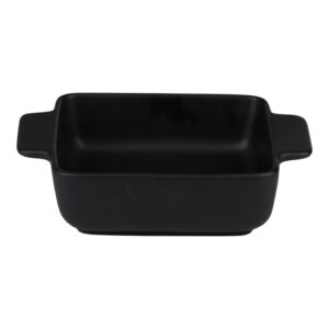 Alpina - Ceramic square ovenproof dish 21x15.8x5.8 cm (black) - Image 2