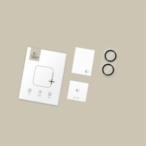 Telefono kameros apsauga Tech-Protect CamFull Fit+ Apple iPhone 17 matte clear - Image 5