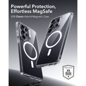 ESR Classic Hybrid MagSafe Samsung Galaxy S26 Ultra skaidrus - Image 5