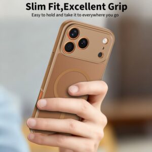 Tech-Protect BasicMag MagSafe dėklas telefonui Apple iPhone 17 Pro Max matinės rudos spalvos - Image 5