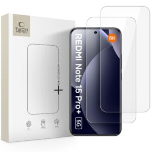 Tech-Protect HydroFlex FIT+ 2-pack Xiaomi Redmi Note 15 Pro+ Plus 5G skaidrus