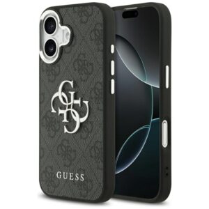Guess 4G Big 4G Classic Logo - dėklas skirtas Apple iPhone 17 Black / Silver - Image 1